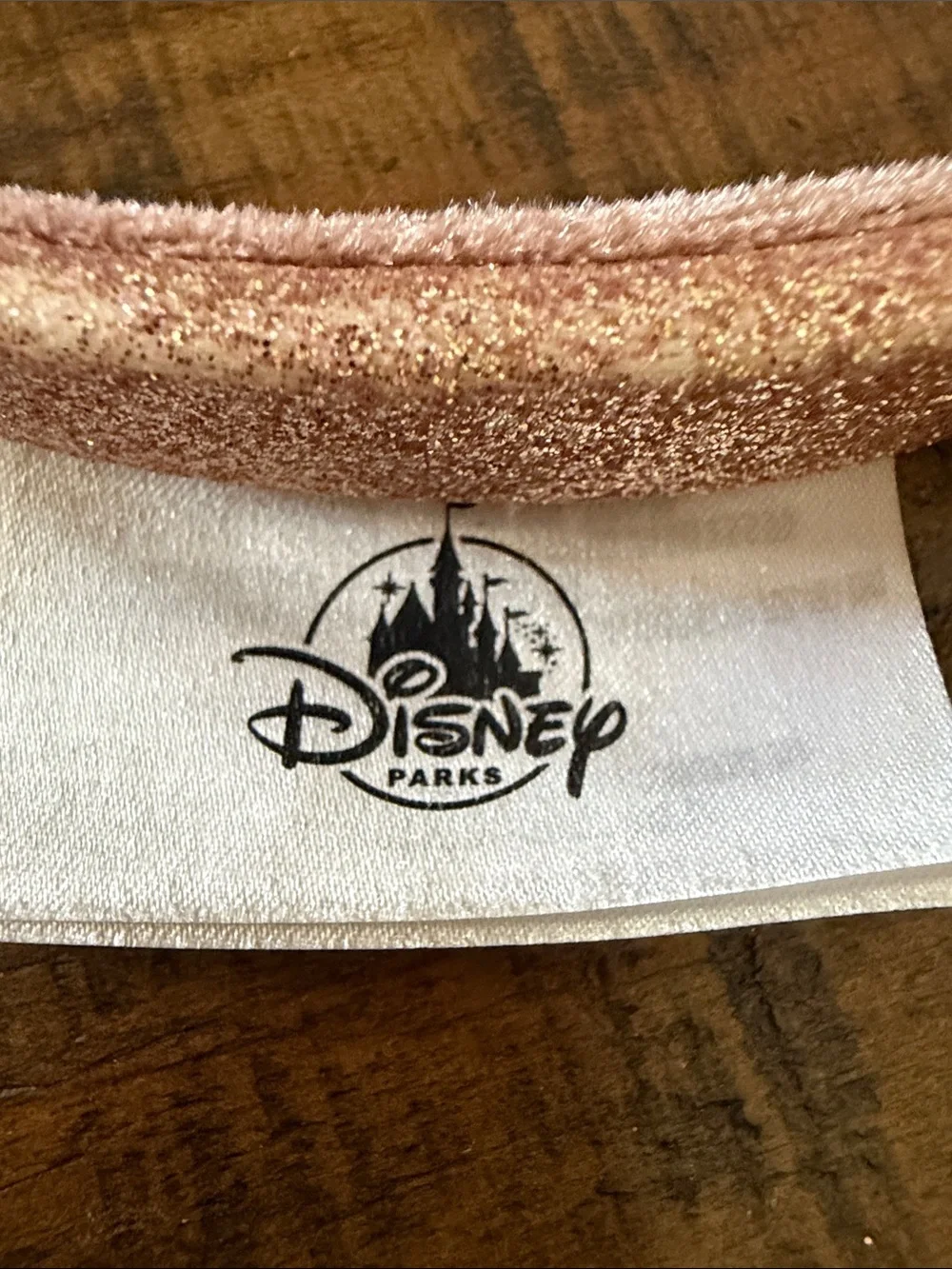 Disney Rose Gold Sequin Minnie Ears Headband